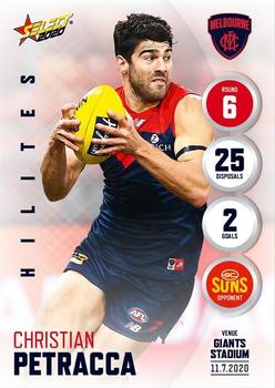 2020 Select AFL Hilites #SH6 Christian Petracca Front